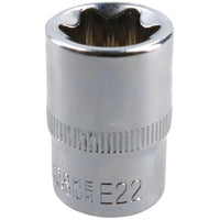 Female Torx Socket Star Bit Standard External Chrome Vanadium