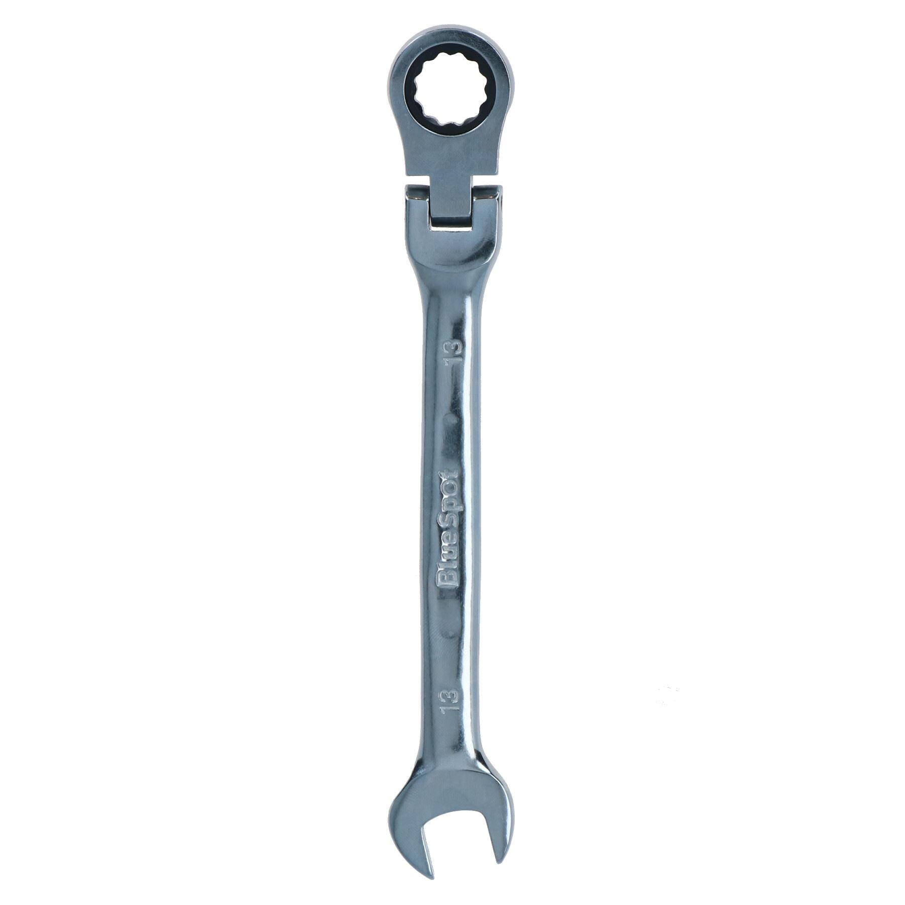MM Metric Flexible Combination Ratchet Spanner Wrench Bi-Hex 12 Sided 72 Teeth