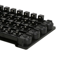 Socket Storage Holder Tray with Rotating Clips + Removable Rails Mixed Drive