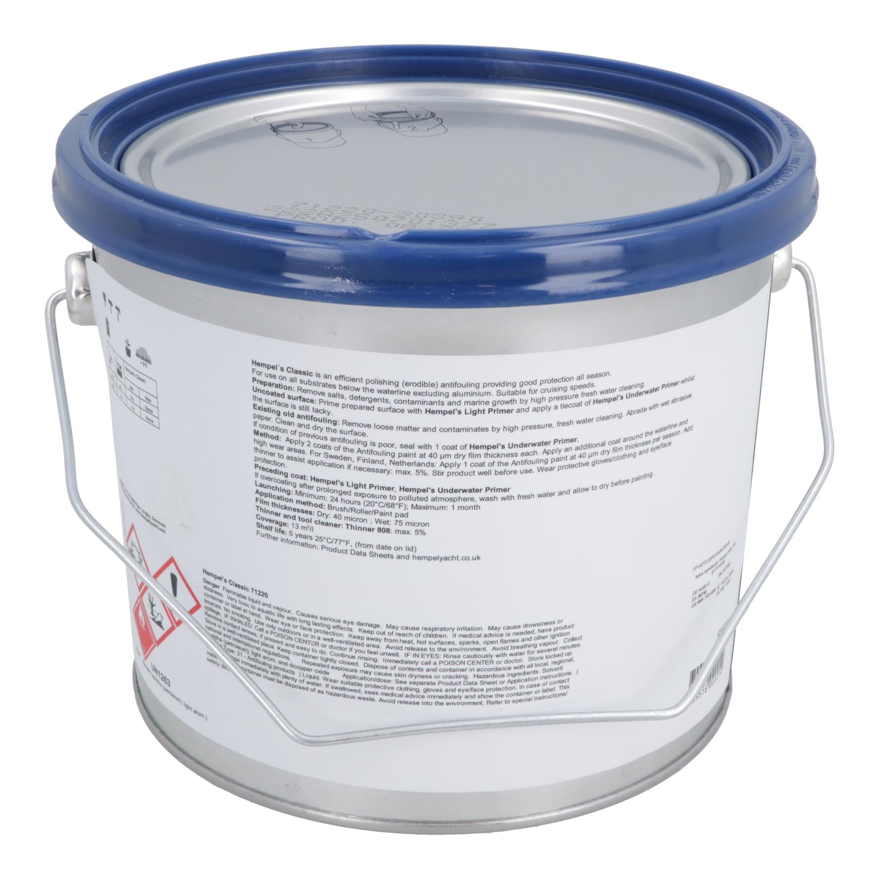 Hempel Classic Antifoul 2.5L Boat Antifouling Marine Paint