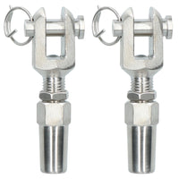 DIY Wire Rope Cable Fitting Swageless Rigging End Fitting Stainless Steel 316