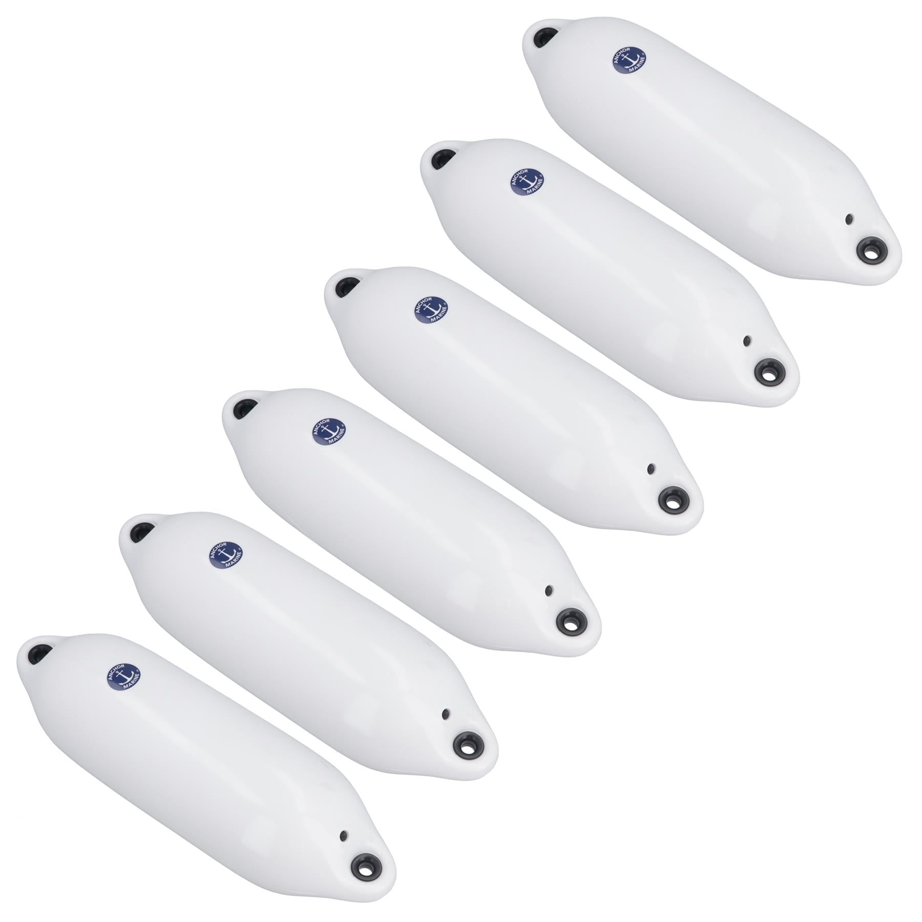 Boat Fender White Anchor Marine Cylinder Yacht Bumper Mooring Buoy