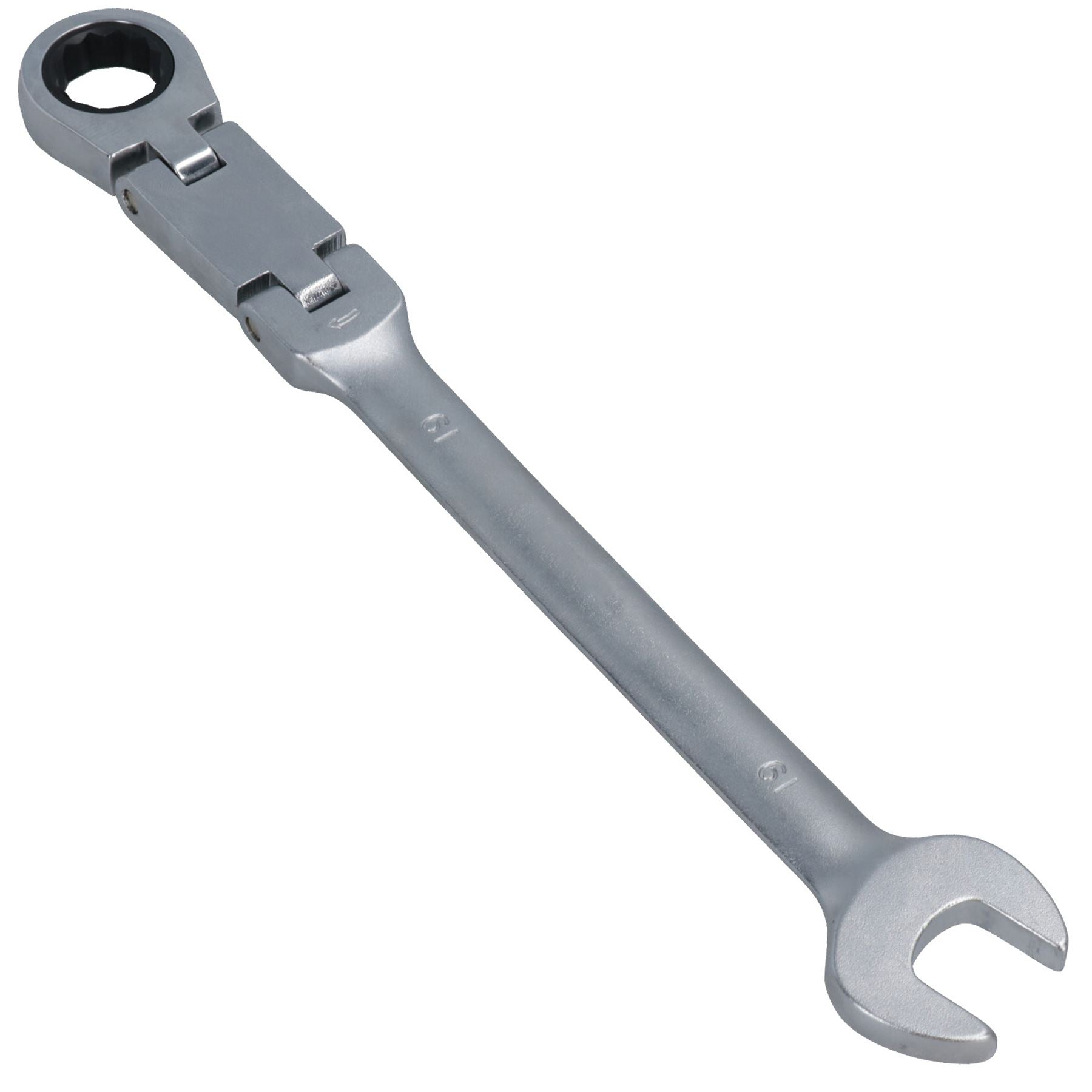 Metric Double Jointed Flexi Ratchet Combination Spanner Wrench 72 Teeth