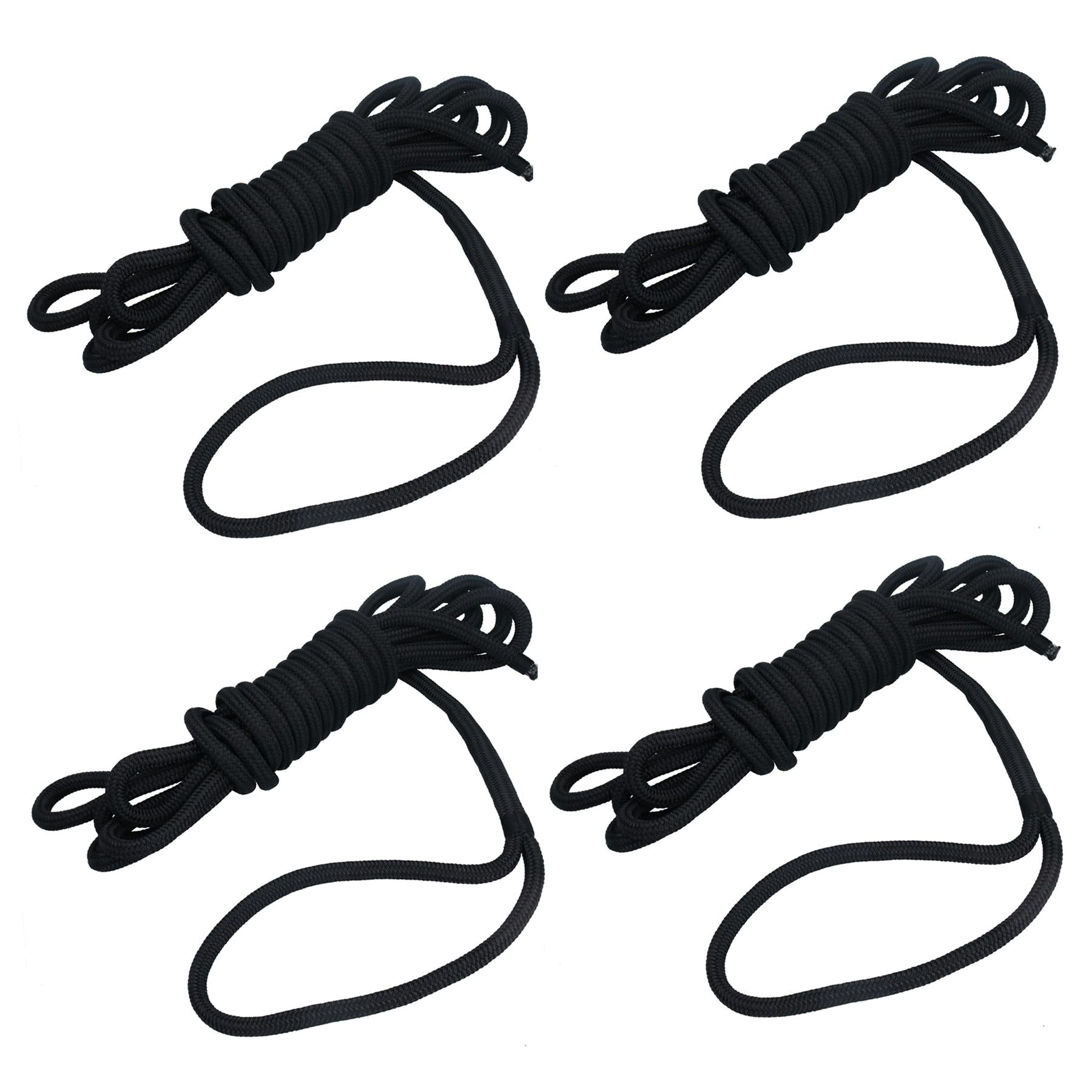 Spliced Premium Mooring Line 12mm x 10m Braided Boat Dock Rope Warp