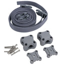 Yacht Boat Paddle Board Stanchion Storage Strap Kit for Railings Surf Wake Board