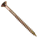 Countersunk Wood Screws 4.0 x 50mm Serrated Edge Prevent Splitting PZ2