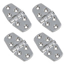 Polished Door Hinge Stainless Steel 76mm x 38mm 316 Marine Cabin Hatch