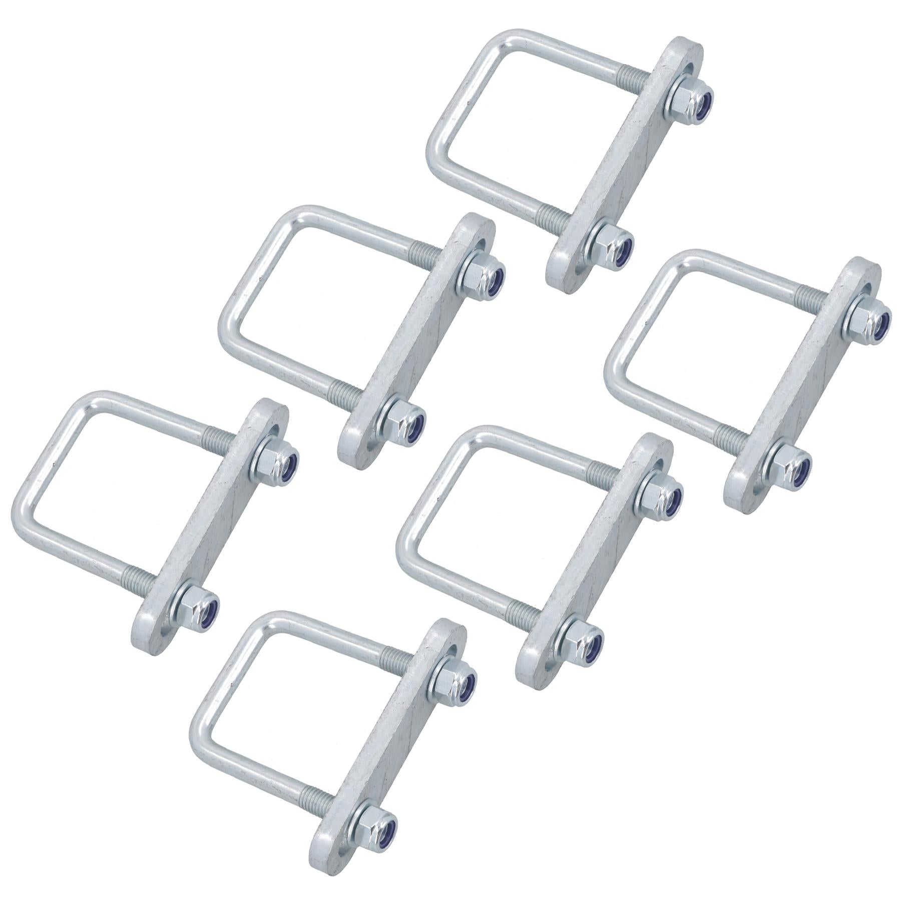 M12 U-Bolt 63mm x 100mm High Tensile With Plate for Boat Trailers