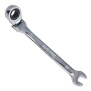 MM Metric Flexible Combination Ratchet Spanner Wrench Bi-Hex 12 Sided 72 Teeth