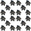 10.5" Nitrile Coated Work Gloves Breathable / Improved Grip Black