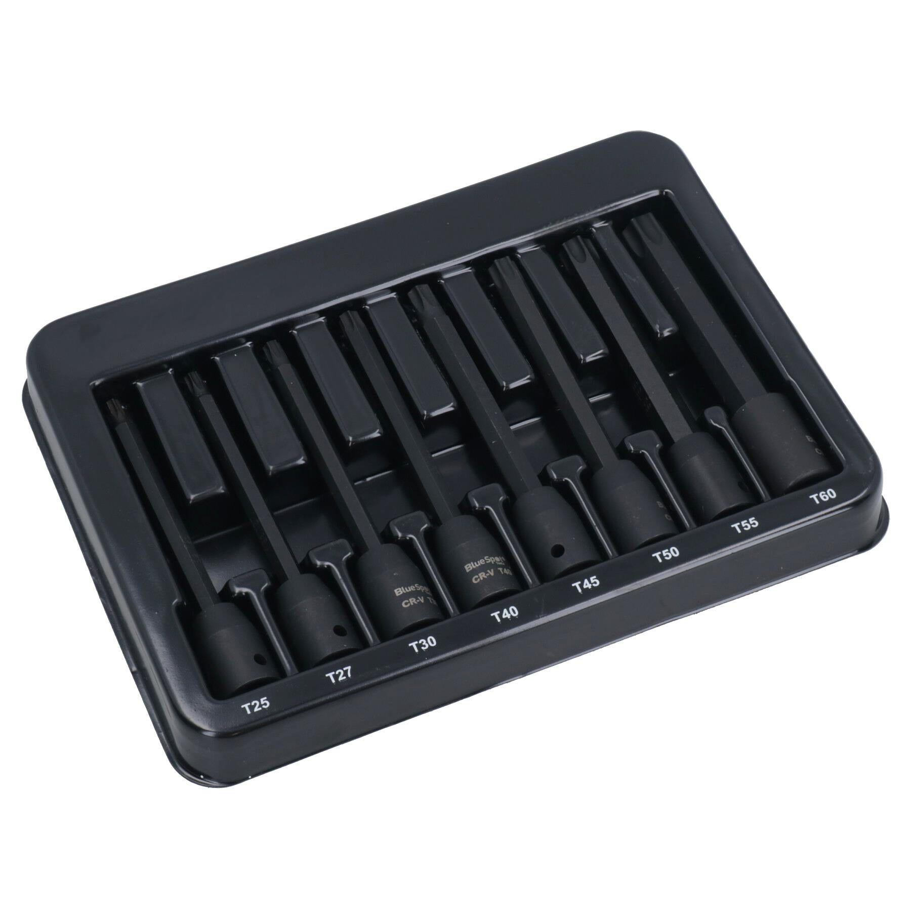 Extra Long Torx Star Impacted Impact Bit Sockets T25 – T60 110mm 8pc Set