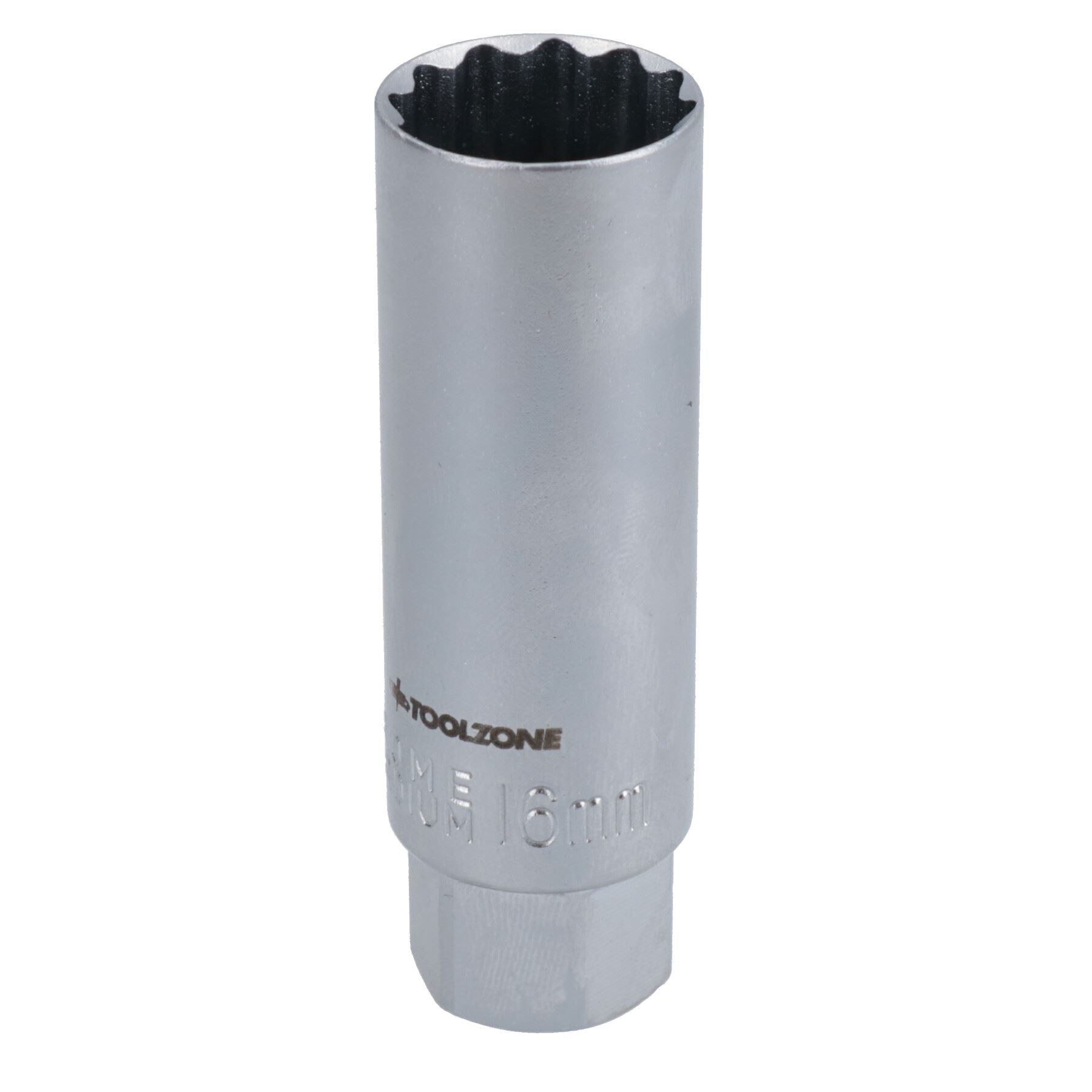 Metric Thin Walled Spark Plug Sockets 14mm 16mm + 18mm 12 Point Bi-hex 3pc