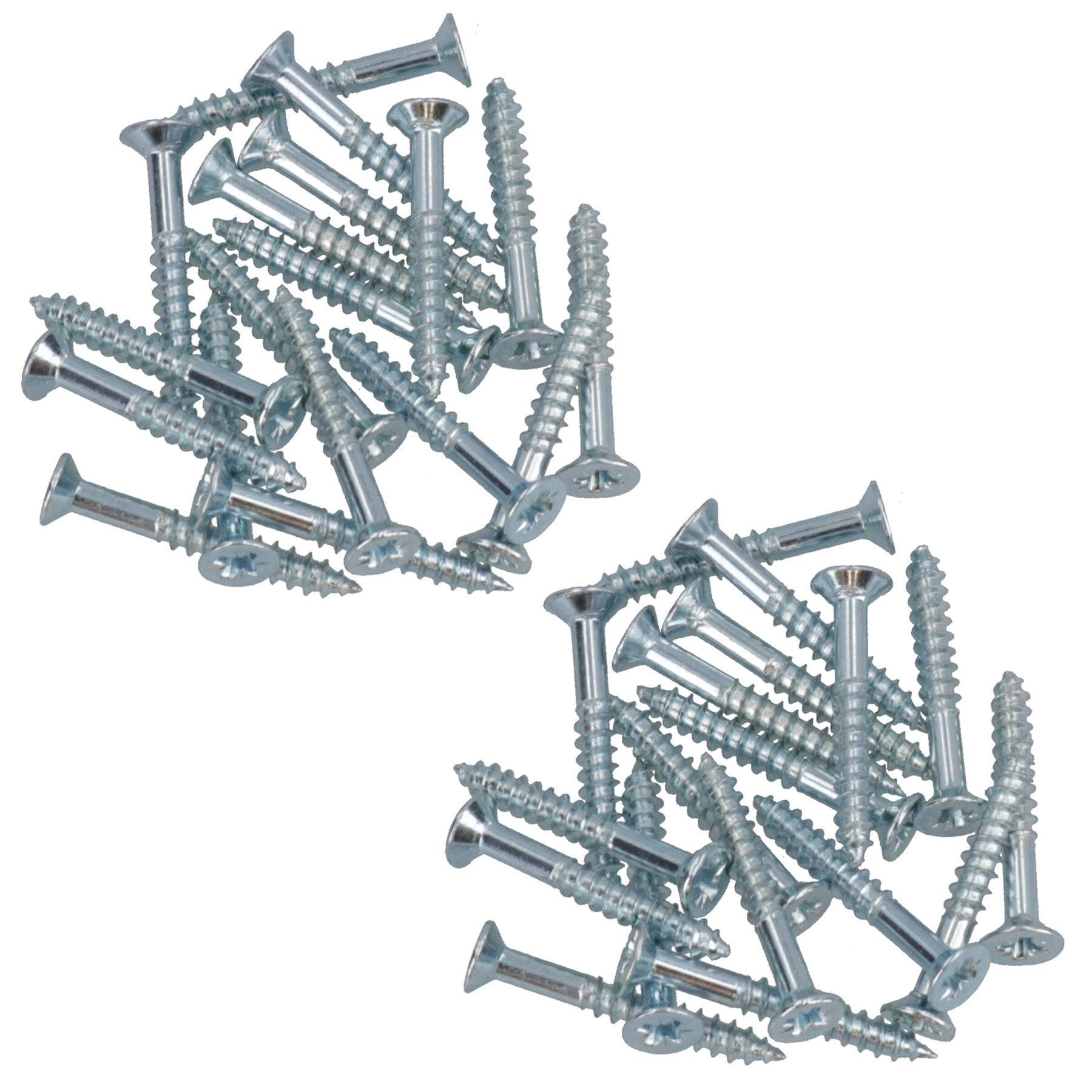 4mm x 30mm PZ2 Drive Countersunk Wood Chipboard Screws Fasteners
