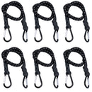 24” Bungee Strap with Metal Carabiners Hook Tie Down Fastener Holder