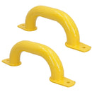 250mm Steel Safety Grab Pull Handle For Trailers Trucks Yellow Coated Finish