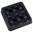 1/2in Drive Impact Impacted Male Torx Star Bit Sockets Stubby T55 – T100 6pc Set