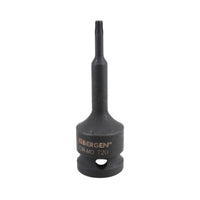 1/2" Drive Male Torx Star Extra Long Deep Impact Sockets 78mm T20 – T70