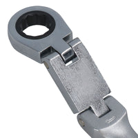 Metric Double Jointed Flexi Ratchet Combination Spanner Wrench 72 Teeth