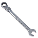 MM Metric Flexible Combination Ratchet Spanner Wrench Bi-Hex 12 Sided 72 Teeth