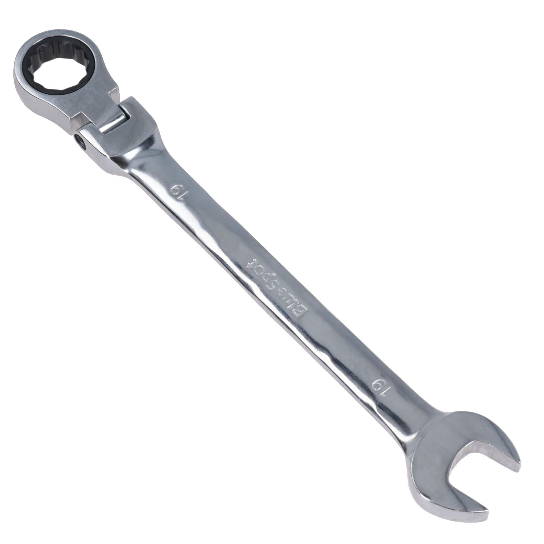 MM Metric Flexible Combination Ratchet Spanner Wrench Bi-Hex 12 Sided 72 Teeth
