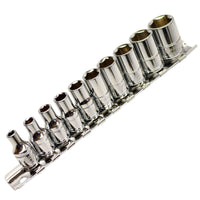 Imperial AF Socket Set SAE Inch Sockets Extensions Ratchets 1/4"dr 3/8"dr 1/2"dr Tool Bag