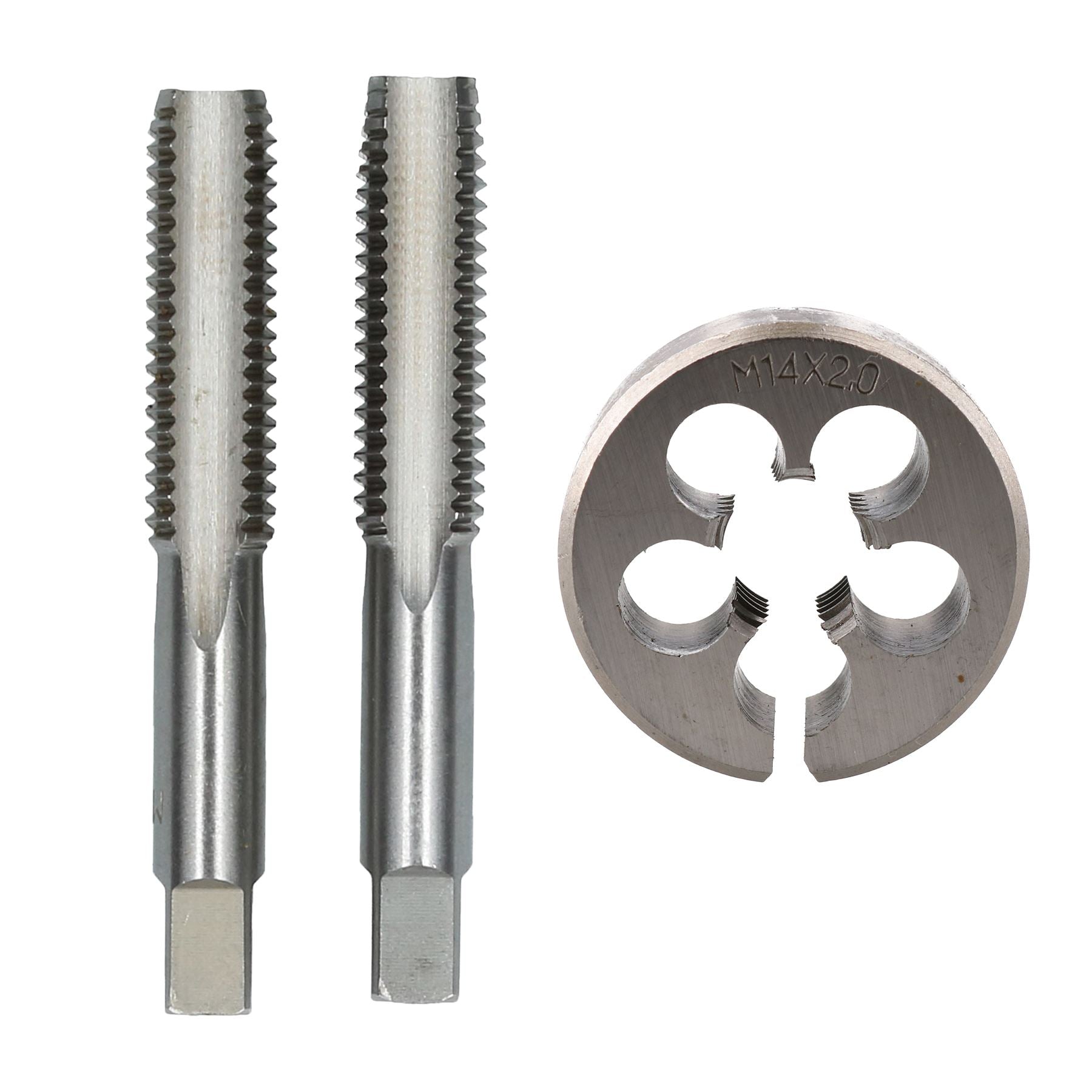 Metric Tap and Die Tungsten Steel Taper and Plug Set M2 - M18