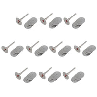 Rotary Tool HSS Saw Blade Cutting Circular Discs Set 22mm with 3.17mm Mandrel
