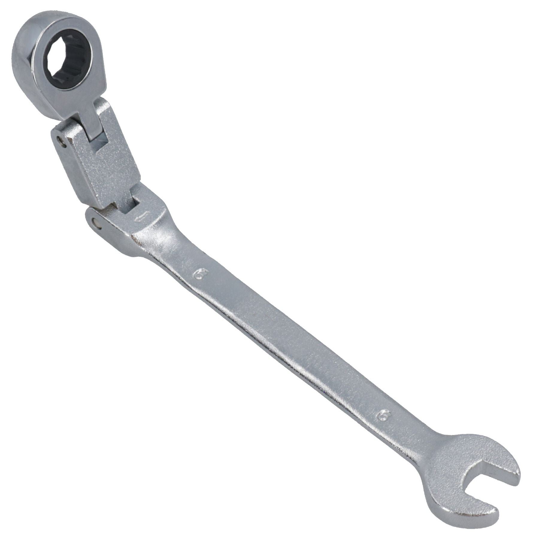 Metric Double Jointed Flexi Ratchet Combination Spanner Wrench 72 Teeth