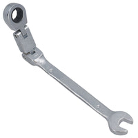 Metric Double Jointed Flexi Ratchet Combination Spanner Wrench 72 Teeth