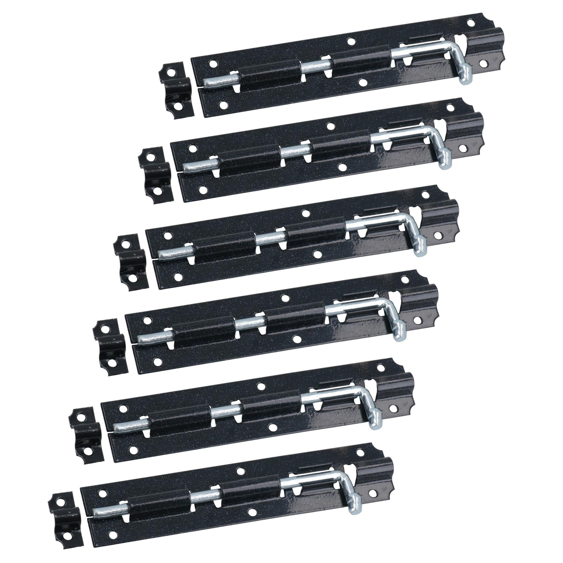 6” Jumbo Tower Bolt Sliding Shoot Bolt Latch Catch for Sheds Gates Doors