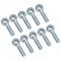 M10 40mm Eye Bolt Single Bolt Zinc Plated Threaded Rings DIN444 Catenary Wire