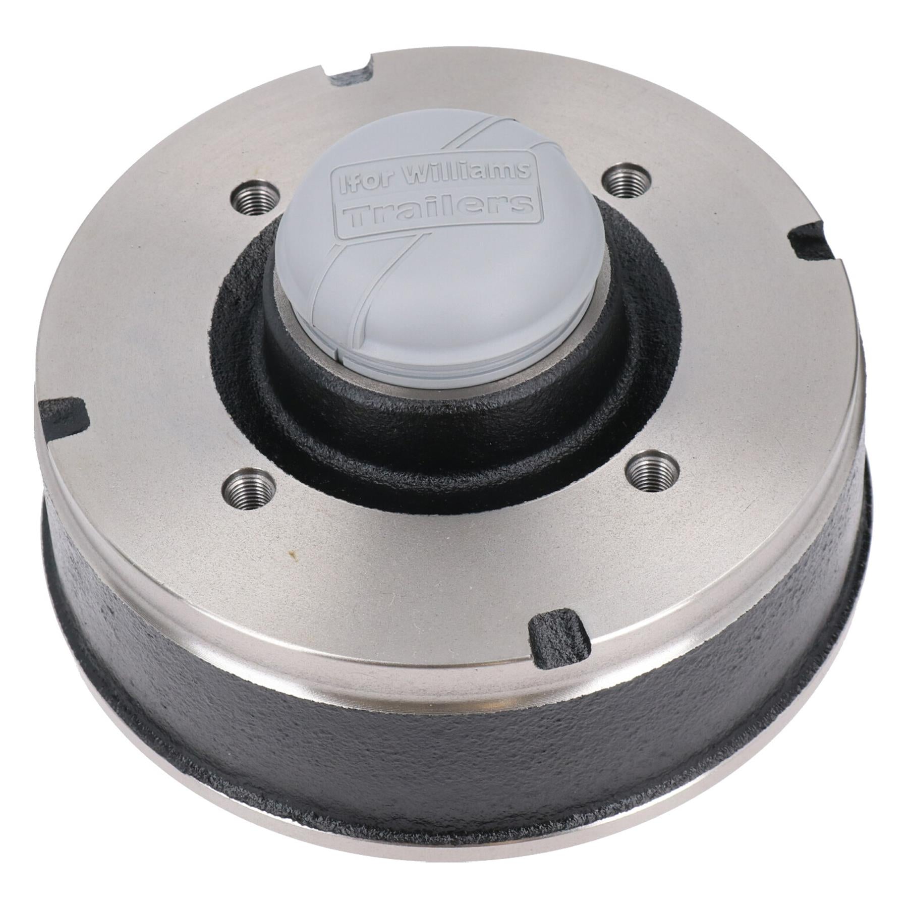 200 x 50mm Brake Drum & Bearing for Ifor Williams Trailer 4 Stud 5-1/2" PCD