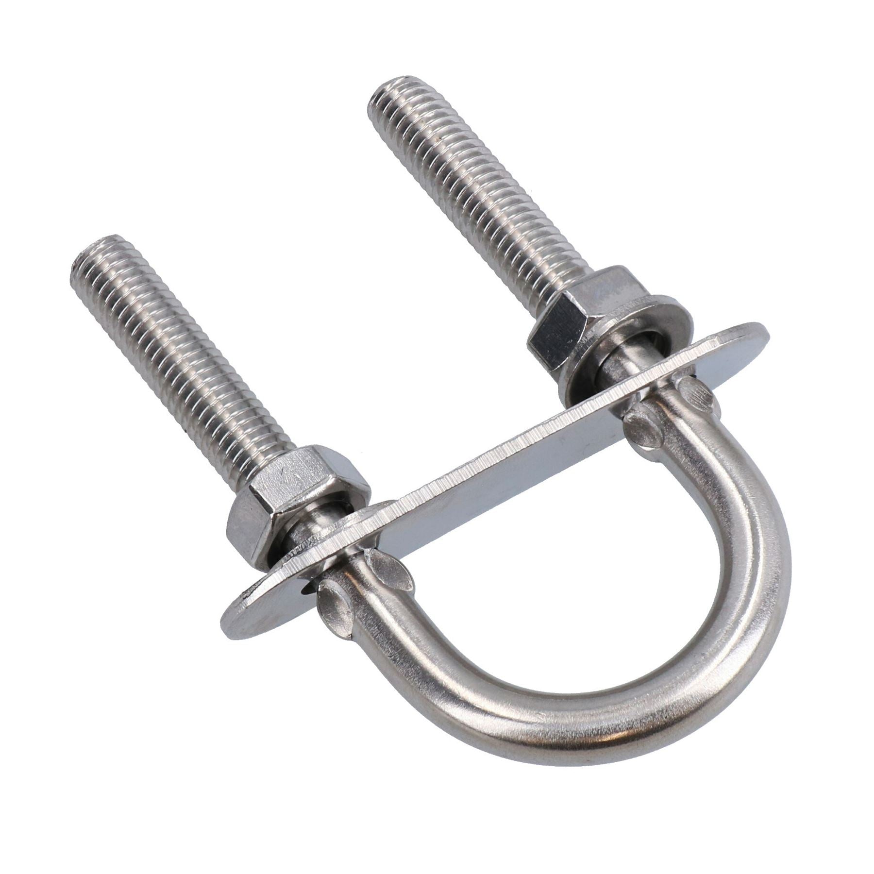 M8 28mm x 75mm U-Bolts / N-Bolts Stainless Steel Marine Grade Boat Trailer