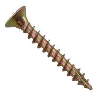 Serrated Wood Screws 4 x 30mm Advanced Multi Countersunk Pozi Drive 1600pc