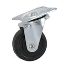 40mm Castor Wheel 4pc Trolley 2 x Fixed & 2 x Swivel Office Rollers TE372