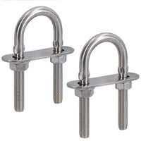 M8 28mm x 75mm U-Bolts / N-Bolts Stainless Steel Marine Grade Boat Trailer