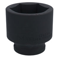 54mm 3/4in Drive Metric Shallow Impact Wheel Nut Socket 6 Sided Single-Hex
