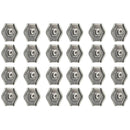 4mm / 6mm Simplex Wire Rope Clamps Grip Zinc Plated Cable Loop Clamp