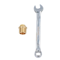 Brass Boat Drain Plug & Spanner Speedboat Rib Garboard Bung Transom Plug