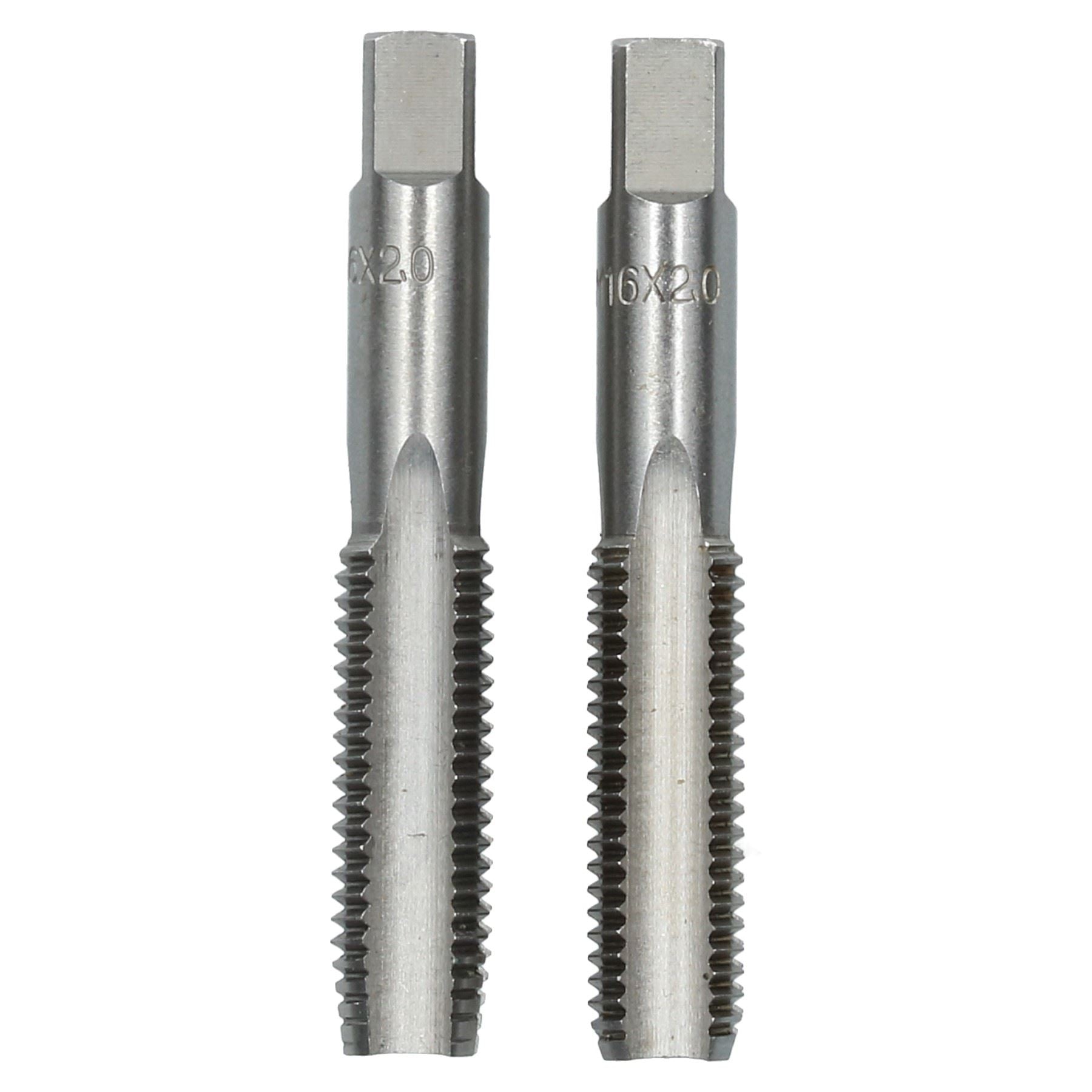 Metric Taper & Plug Tap Set Tungsten Steel Thread Cutter M2 - M18