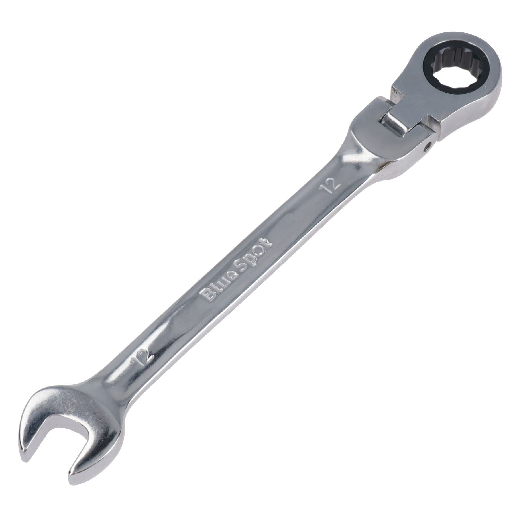 MM Metric Flexible Combination Ratchet Spanner Wrench Bi-Hex 12 Sided 72 Teeth