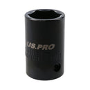 Metric MM 1/2" Drive Shallow Impact Sockets Single Hex 6 Sided 9mm – 27mm